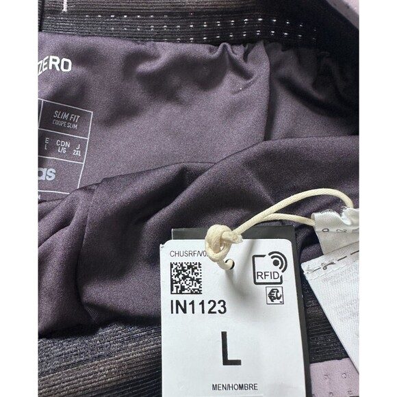 Adidas 2024 Pro Elite Team Running Shorts Aurora Black Men Large IN1123 NEW - Picture 11 of 11